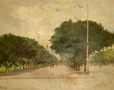 Calcada do Largo da Polvora by Antonio Parreiras